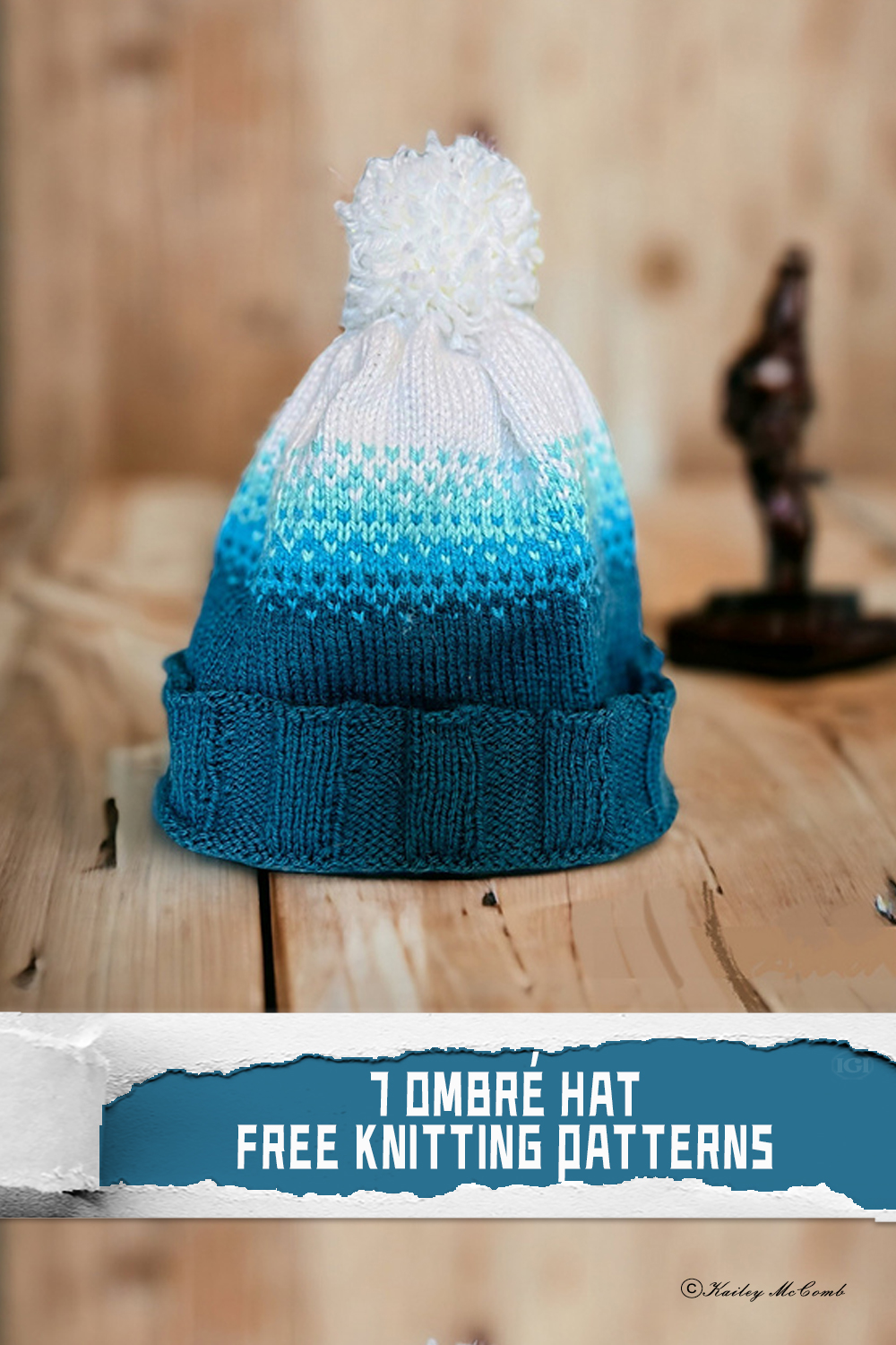 Try These Popular Ombré Hat Knitting Patterns Today - iGOODideas.com