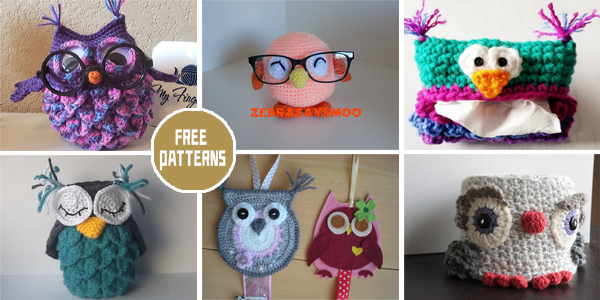 8 Owl Holder Crochet Patterns – FREE