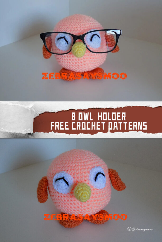 8 Owl Holder Crochet Patterns - FREE