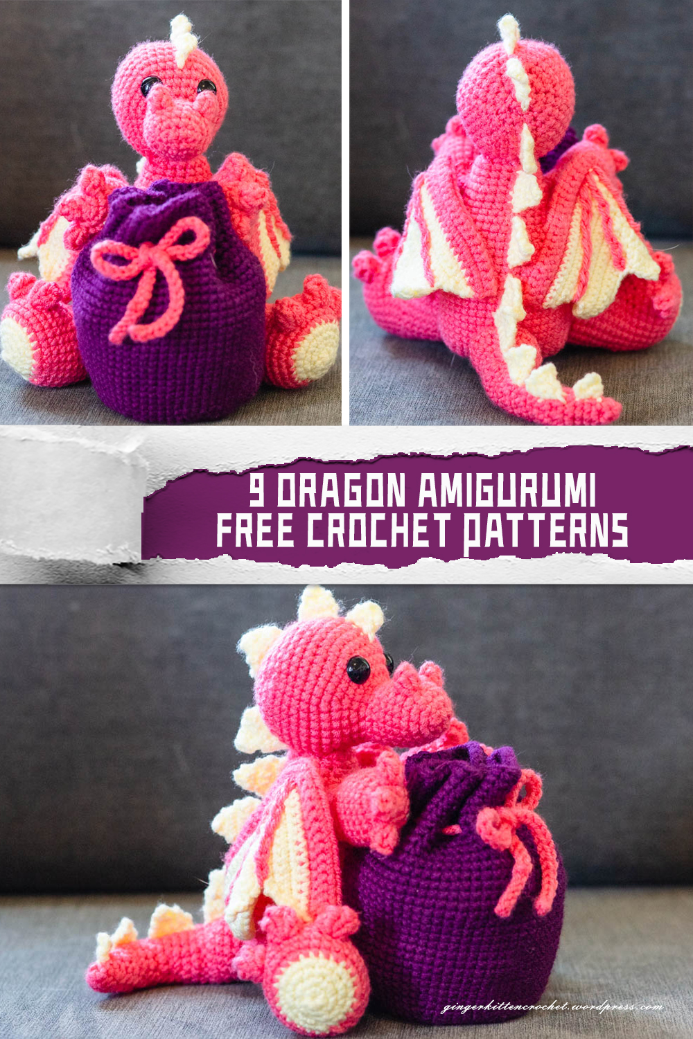 9 Dragon Amigurumi Crochet Patterns FREE