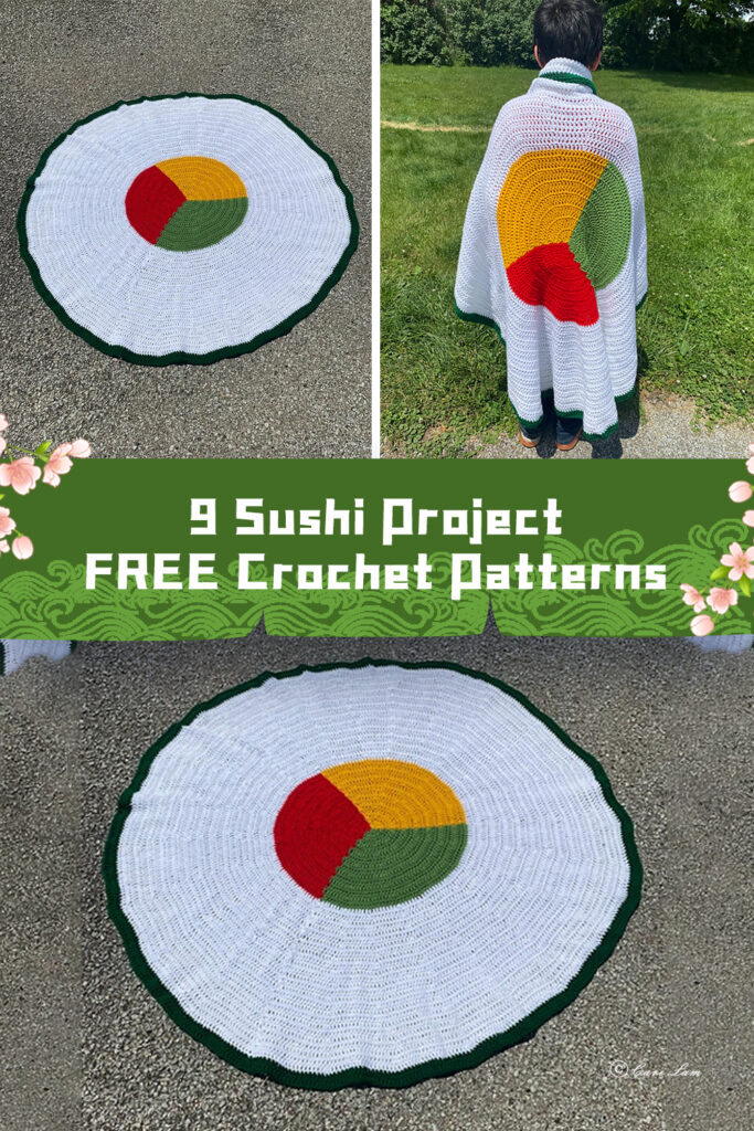 9 Sushi Project Crochet Patterns - FREE