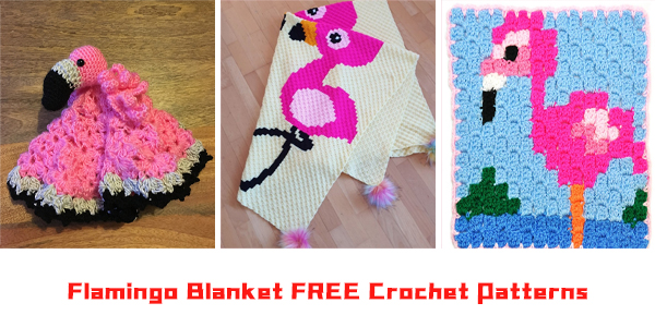 Flamingo Blanket Crochet Patterns – FREE
