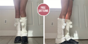 Snowy Leg Warmer FREE Crochet Pattern