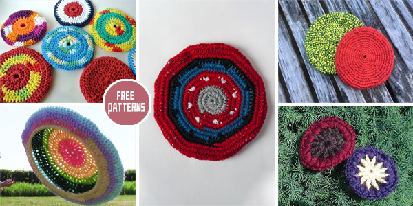 5 Flying Disk Crochet Patterns –  FREE