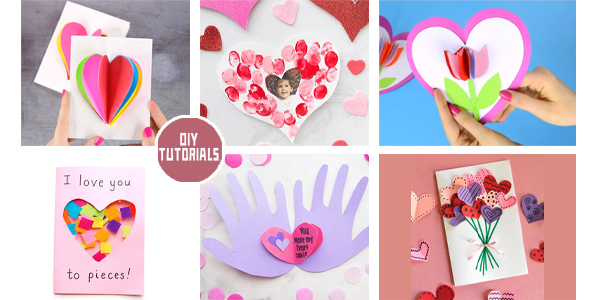 6 DIY Valentine's Heart Craft Tutorials