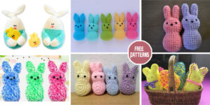 7 Easter Peep Crochet Patterns - FREE