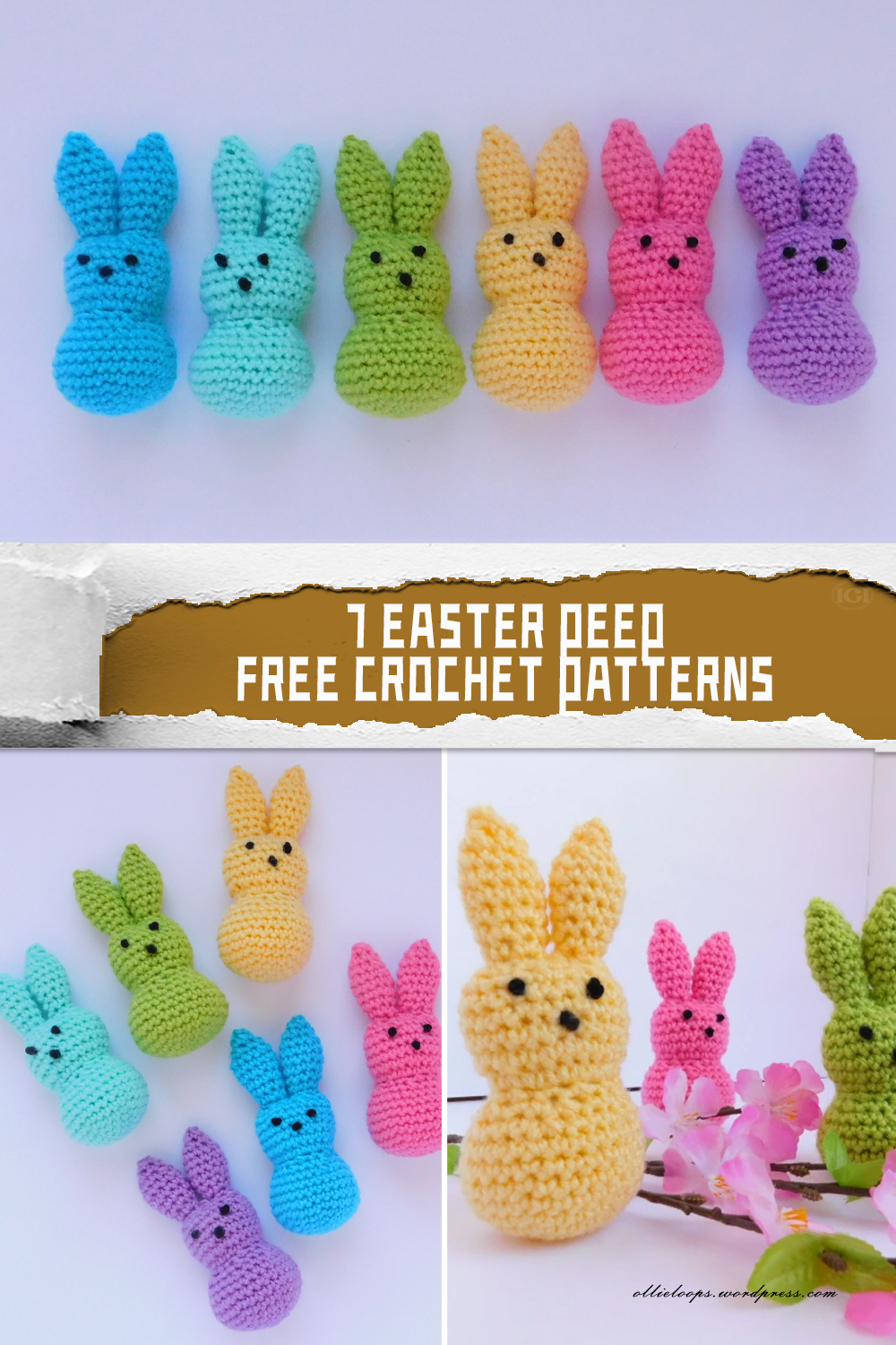 7 Easter Peep Crochet Patterns FREE