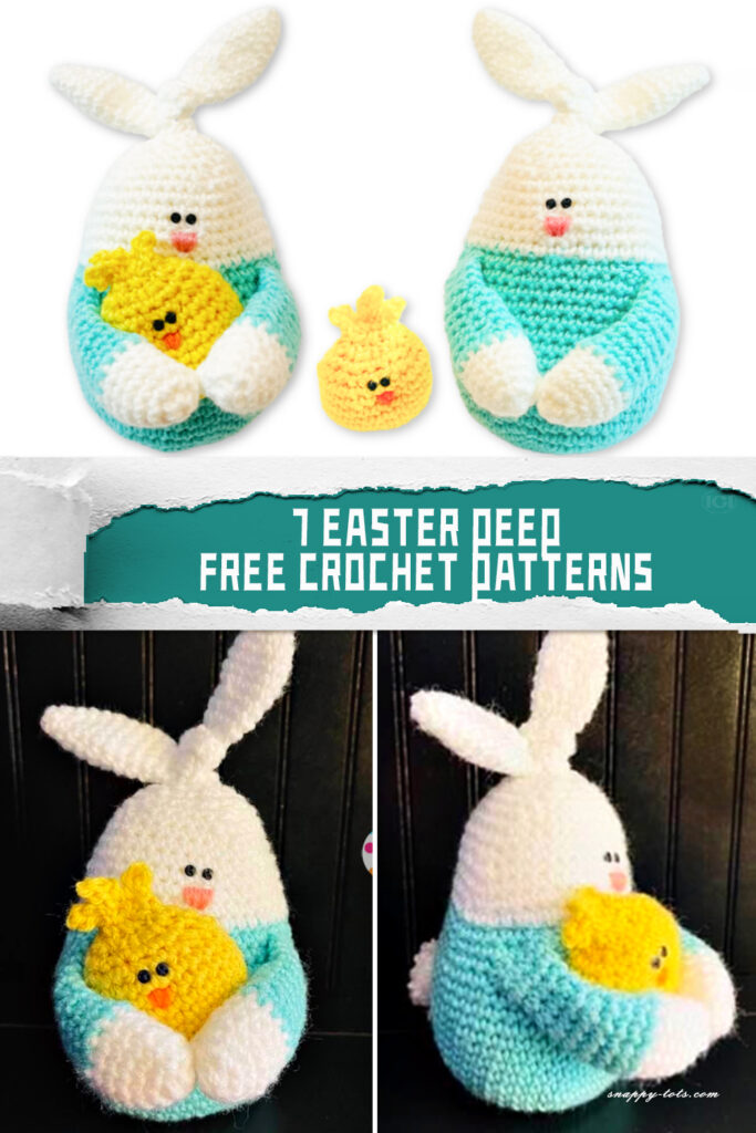 7 Easter Peep Crochet Patterns -  FREE