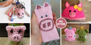 7 Piggy Accessories Crochet Patterns -FREE