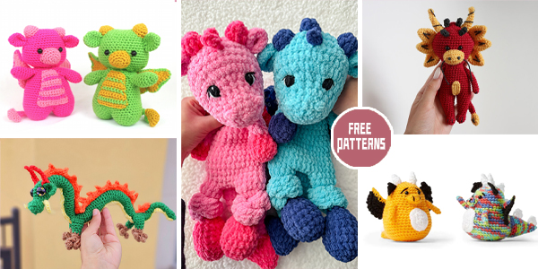 7 Unique Dragon Crochet Patterns – FREE