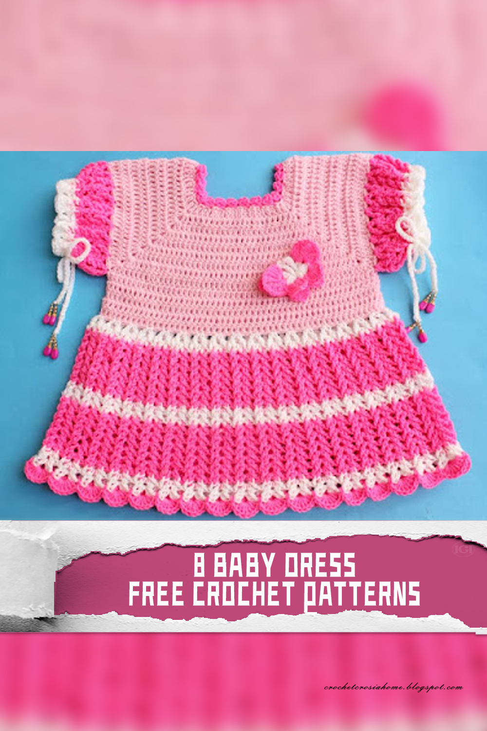 8 Baby Dress Crochet Patterns - FREE - iGOODideas.com