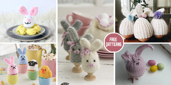 8 Easter Bunny Egg Cozy Knitting Patterns – FREE