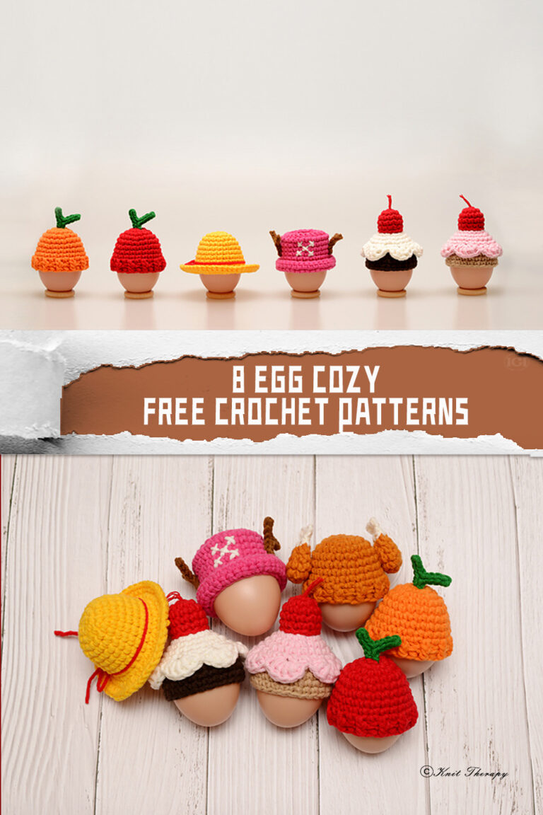 8 Egg Cozy Crochet Patterns - FREE - iGOODideas.com