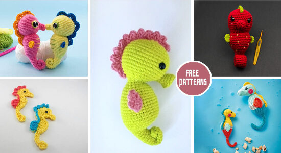 8 Seahorse Amigurumi Crochet Patterns -FREE