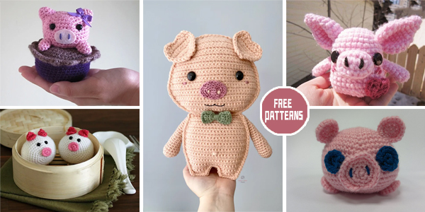 9 Piggy Amigurumi Crochet Patterns – FREE