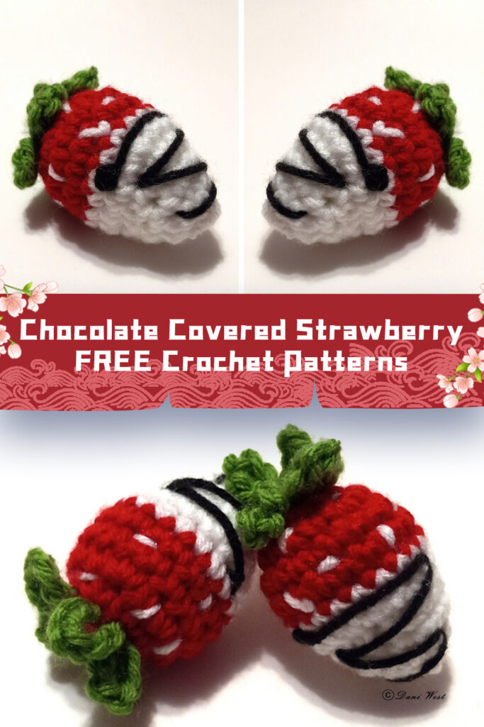 Chocolate Covered Strawberry Crochet Patterns -  FREE