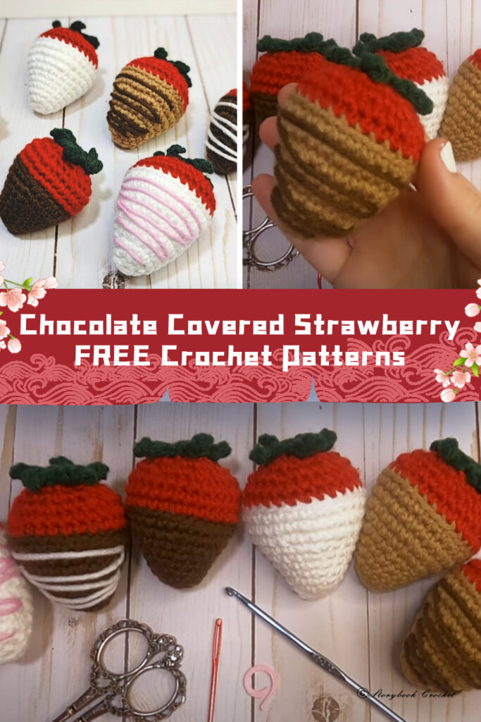 Chocolate Covered Strawberry Crochet Patterns -  FREE