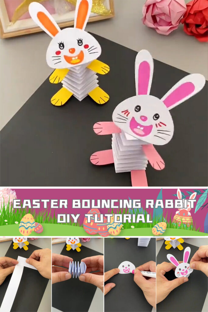 DIY Easter Bouncing Rabbit tutorial