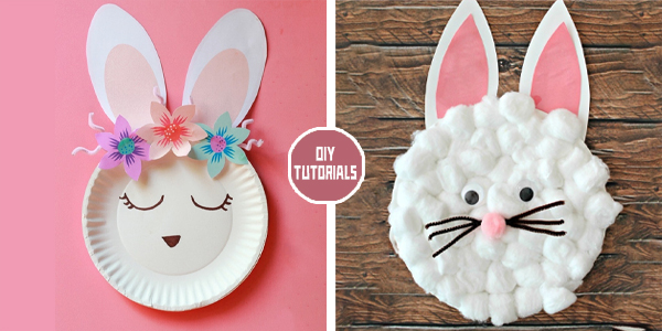 DIY Paper Plate Bunny Tutorials