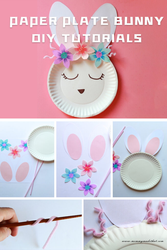 DIY Paper Plate Bunny Tutorials
