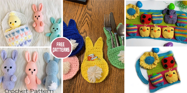Easter Animal Pocket Crochet Patterns – FREE