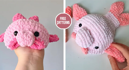 FREE Blobfish Amigurumi Crochet Patterns