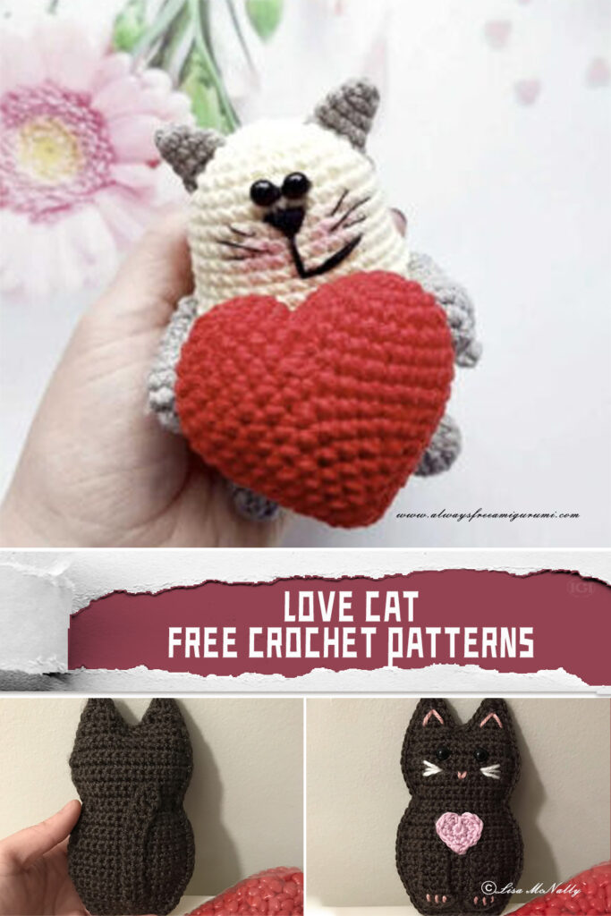 FREE Love Cat Crochet Patterns
