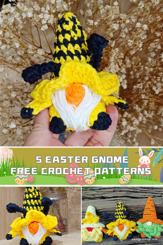5 Easter Gnome Crochet Patterns – FREE