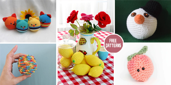 6 Anti-Stress Ball Crochet Patterns – FREE