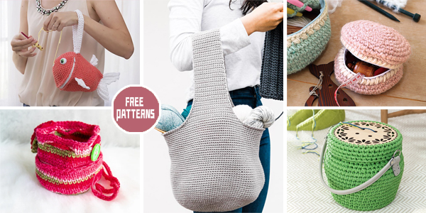 6 Yarn Holder Crochet Patterns – FREE
