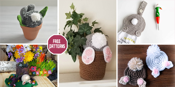 7 Adorable Easter Bunny Bum Crochet Patterns – FREE