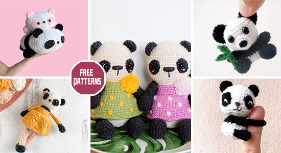 7 Cutest Panda Amigurumi Crochet Patterns - FREE