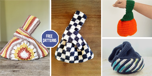 7 Japanese Knot Bag Crochet Patterns – FREE