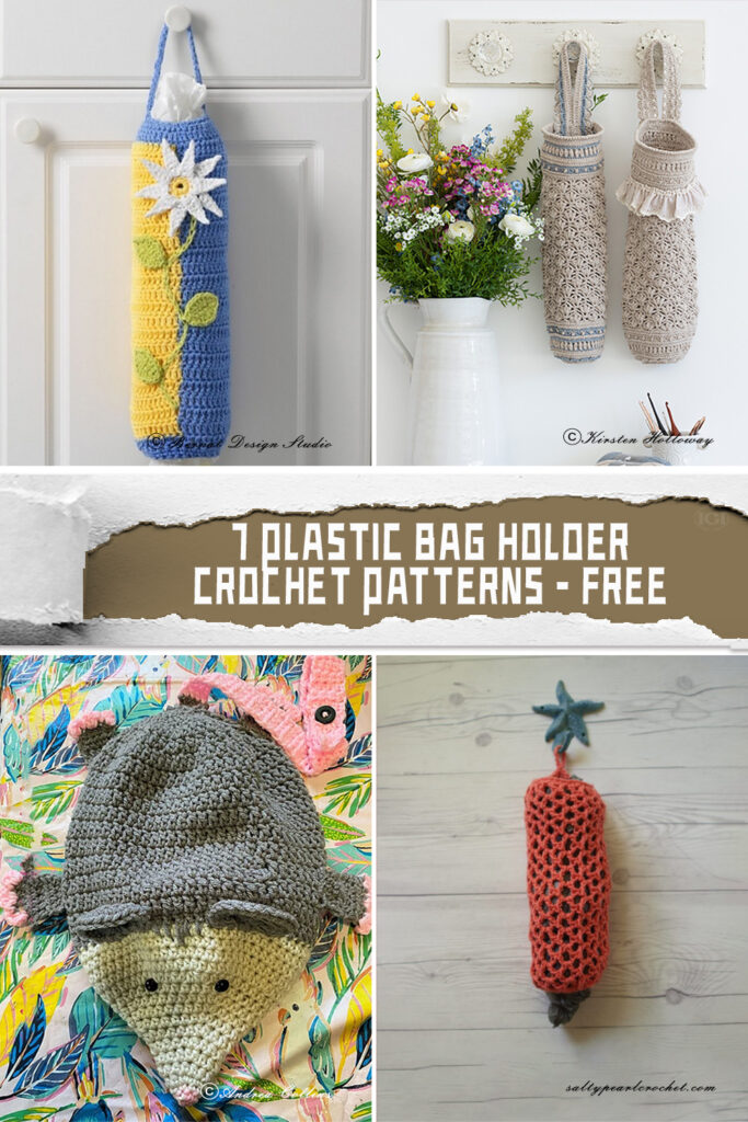 7 Plastic Bag Holder Crochet Patterns – FREE