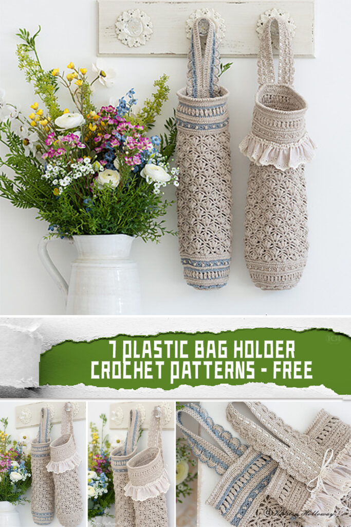 7 Plastic Bag Holder Crochet Patterns – FREE