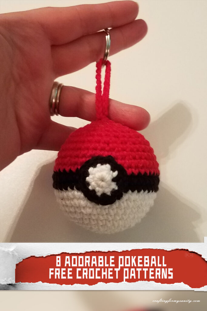 8 Adorable Pokeball Crochet Patterns - FREE