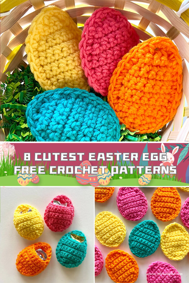 8 Cutest Easter Egg Crochet Patterns - FREE - iGOODideas.com
