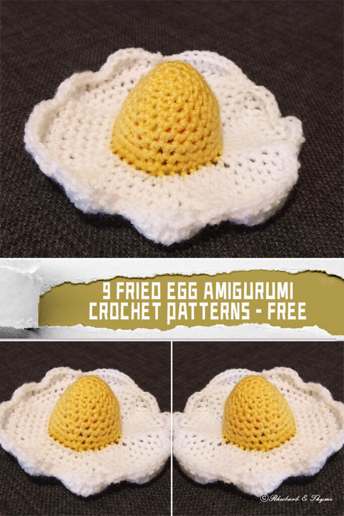 9 Fried Egg Amigurumi Crochet Patterns – FREE