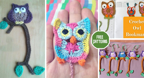 Little Owl Bookmark Crochet Patterns -FREE