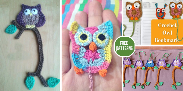 Little Owl Bookmark Crochet Patterns -FREE