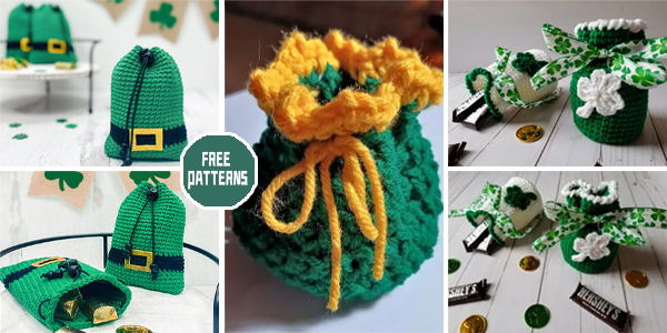 St. Patrick’s Day Bag Crochet Patterns –  FREE