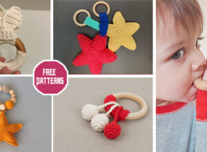 5 Baby Teether Ring Crochet Patterns – FREE