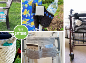 5 Chair & Walker Caddy Crochet Patterns –  FREE