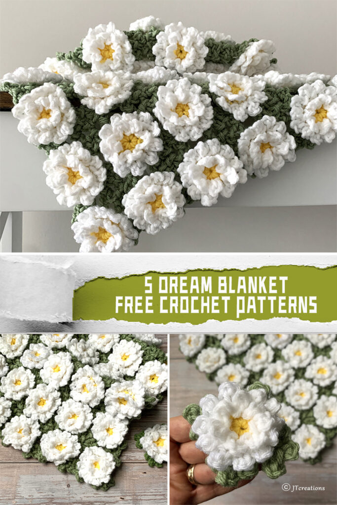 5 Crochet Dream Blanket Patterns - FREE