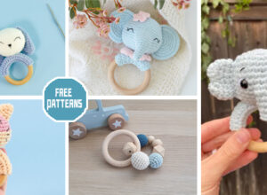 6 Baby Teething Ring Crochet Patterns – FREE