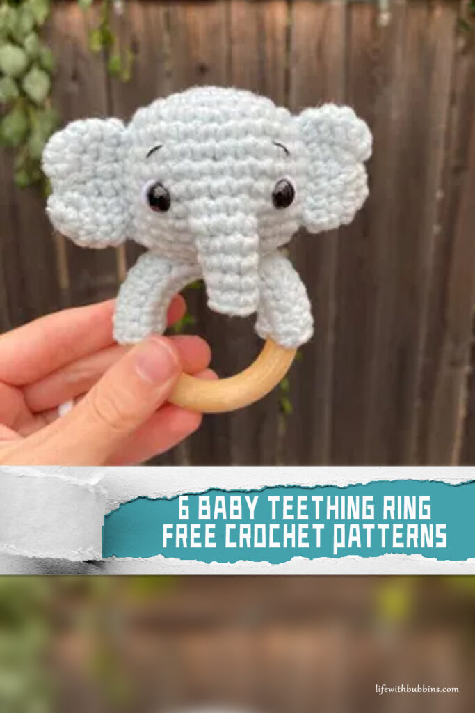 6 Baby Teething Ring Crochet Patterns - FREE