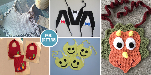 7 Adorable Baby Bib Crochet Patterns – FREE