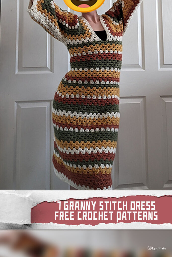 7 Granny Stitch Dress Crochet Patterns – FREE