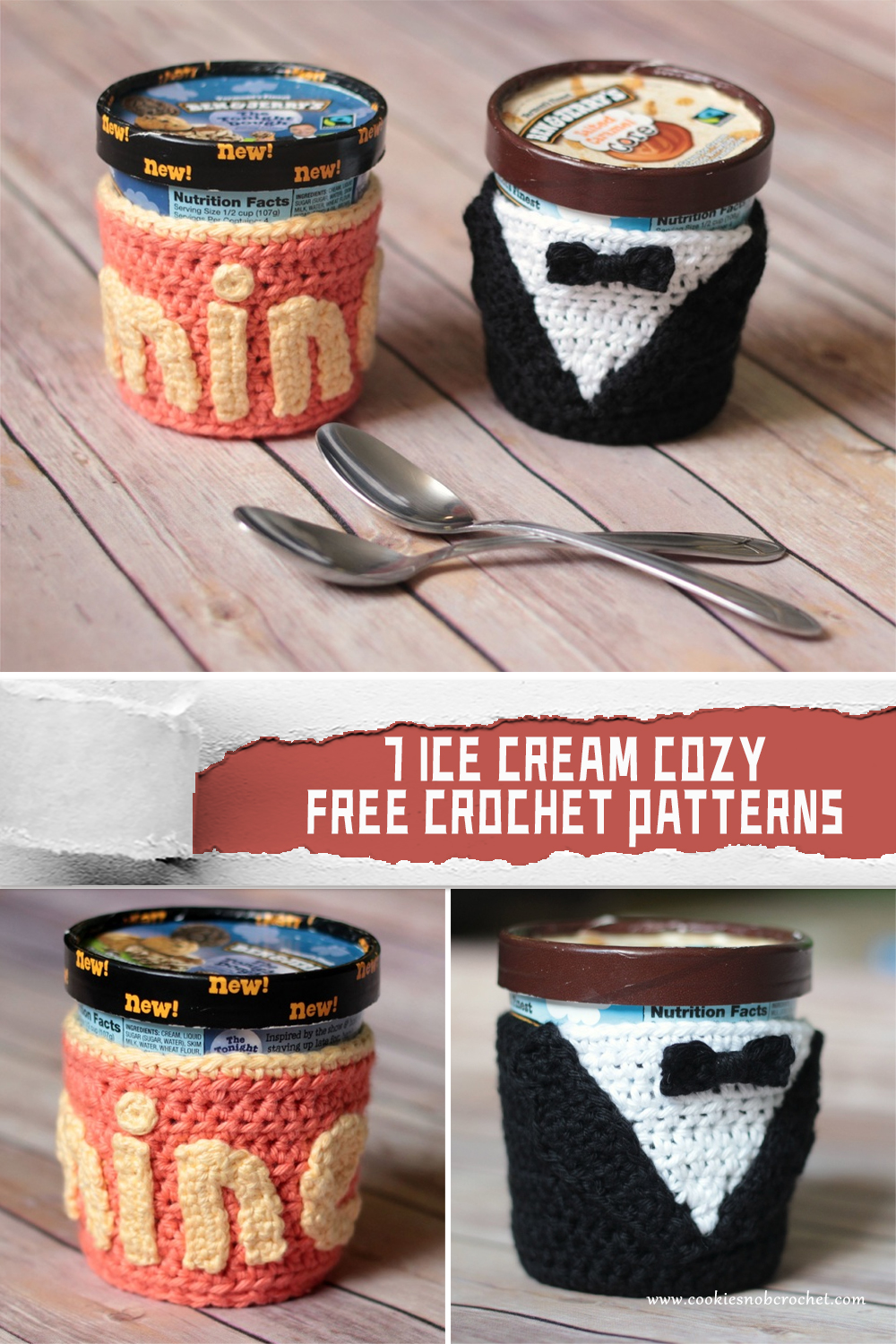 7 Ice Cream Cozy Crochet Patterns FREE