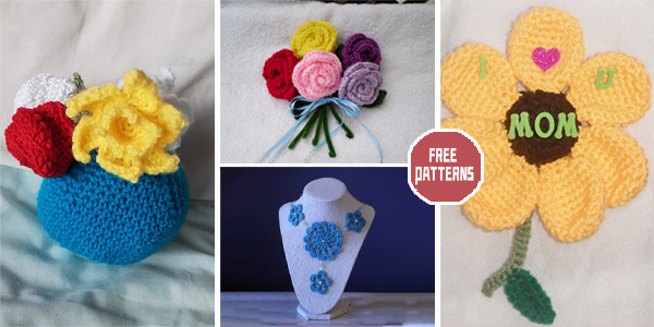 7 Mother’s Day Flower Crochet Patterns – FREE